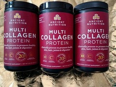 3 Ancient Nutrition Multi Collagen Protein Unflavored Or Vanilla 8.6oz 12/26