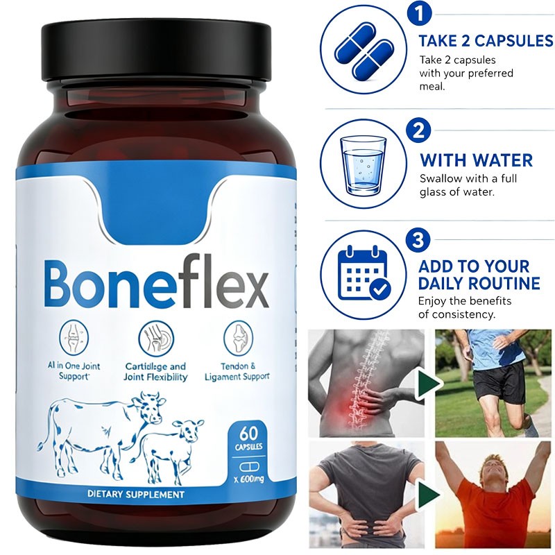 Boneflex Capsules Premium Joint Support Supplement for Knee & Cartilage Health