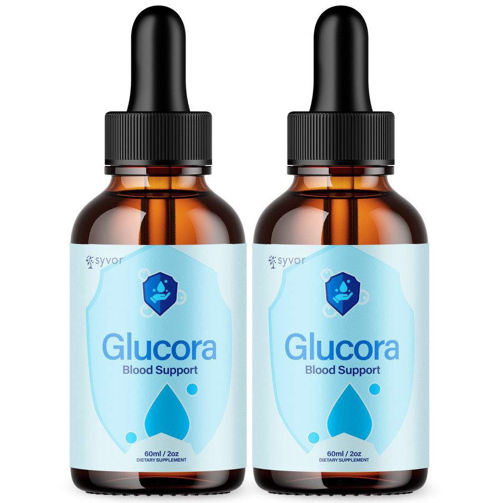 (2 Pack) Glucora Blood Support Drops Glucora Vitamin Supplement 60 Servings