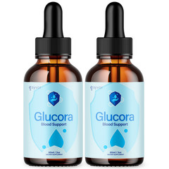 (2 Pack) Glucora Blood Support Drops Glucora Vitamin Supplement 60 Servings