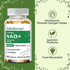 Nicotinamide Riboside Supplements Maintain Cellular Energy Skin 30-120 Softgels