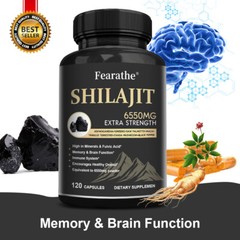 minerals 6550MG EXTRA STRENGTH Memory & Brain Function capsules