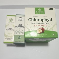 Liquid Chlorophyll Bundle 3 Pack Double Wood Benevolent Nature’s Sunshine New