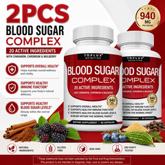 Blood Sugar Complex Supplement – Supports Healthy Blood Sugar Levels 60 Capsules