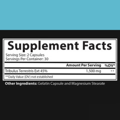 Angry Supplements Monster Test + Monster Just Tribulus Testosterona Booster