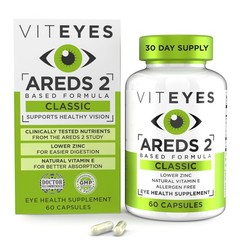 Viteyes AREDS 2 Eye Vitamins, Classic 60 Count (Pack of 1), Capsule