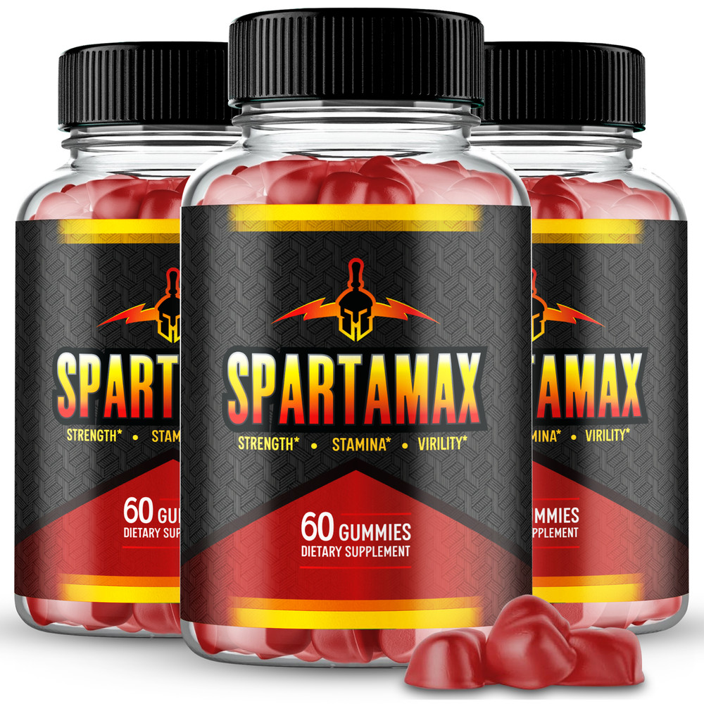 Spartamax Gummies, Official Spartamax Supplement Gummy for Men (3 Pack)