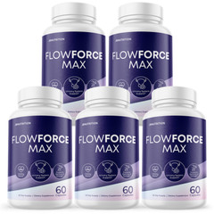 FlowForce Max, Flow Force Max Male Vitality Supplement – 5 Bottles