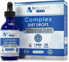 BioSource Labs Complex Diet Drops Full Strength Natural Weight Management Drops