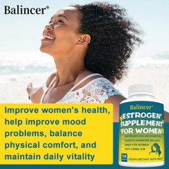 Estrogen Supplement for Women Increase Estrogen, Hormone, Energy Capsules