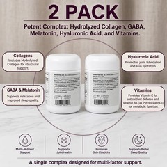 2 PACK MULTI COLLAGEN PEPTIDES COMPLEX 9 OZ POWDER FREE SHIPPING
