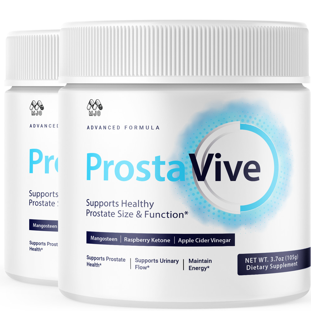 (2 Pack) Prostavive Advanced Prostate Health Support Powder Prosta Vive 60 servs