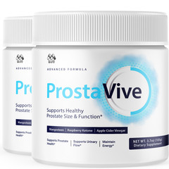 (2 Pack) Prostavive Advanced Prostate Health Support Powder Prosta Vive 60 servs