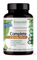 EMERALD LABS Complete 1-Daily Multi Complete Multivitamin Women & Men 60capsules