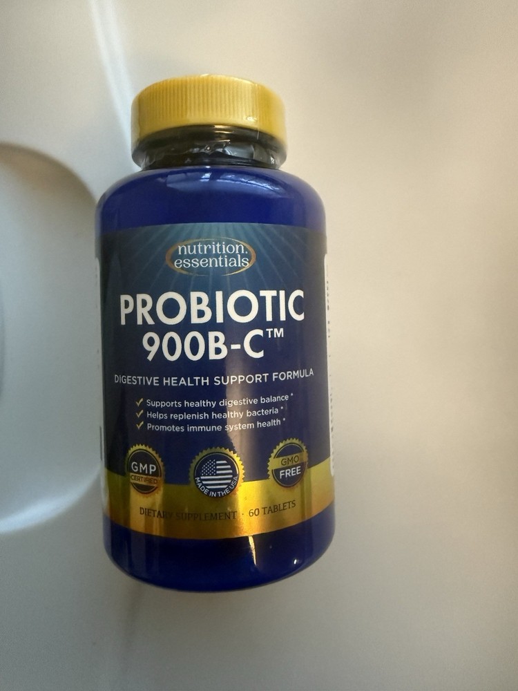 Nutrition Essentials Probiotic 900B CFU Vegan 60 Tabs Exp 03/29