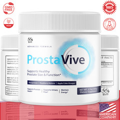 (2 Pack) Prostavive Advanced Prostate Health Support Powder Prosta Vive 60 servs