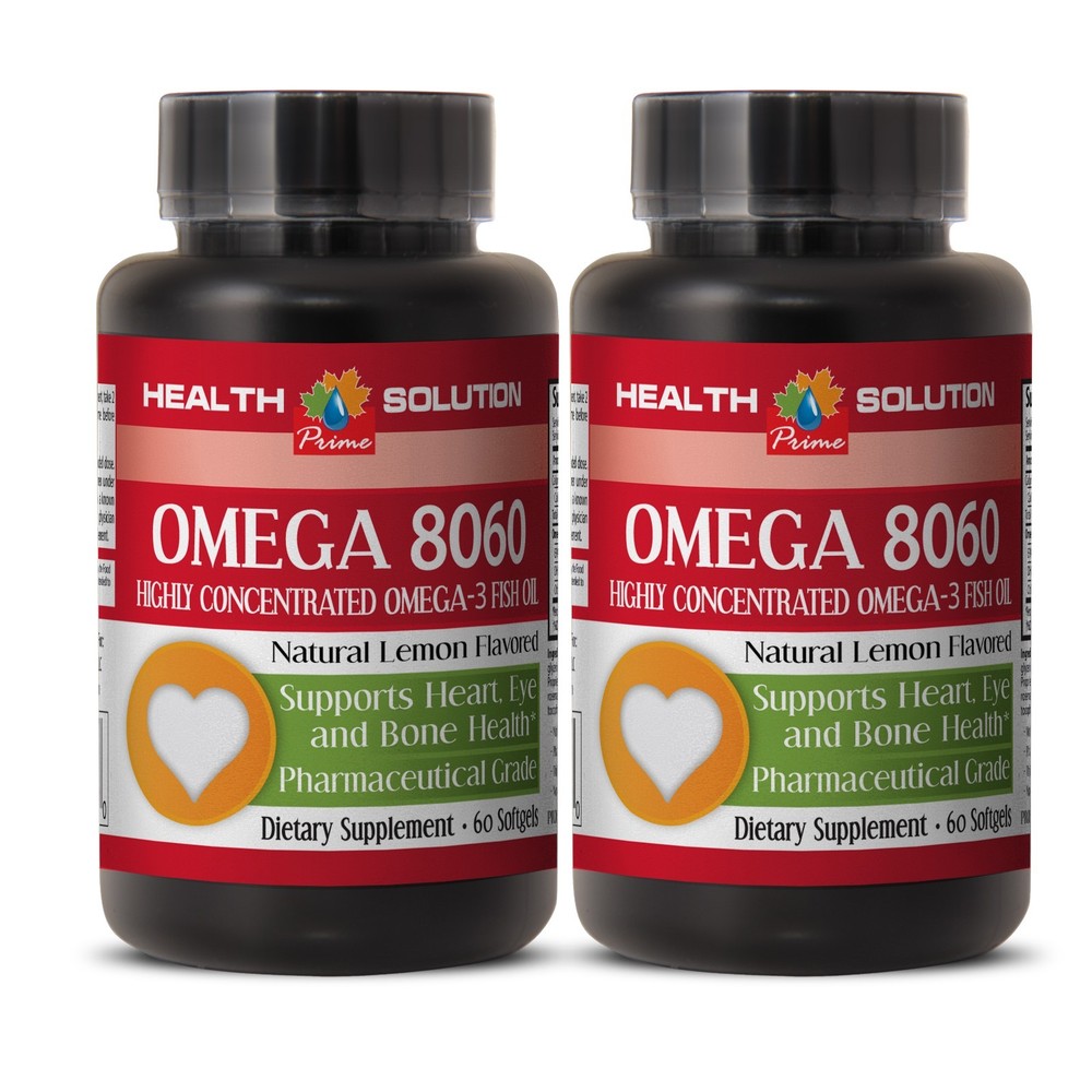 anti inflammatory herbal blend – OMEGA 8060 – omega 3 joint – 2 Bottles 120 Gels