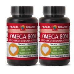 weight loss and cholesterol control – OMEGA 8060 – omega 3 nutrigold – 2 Bottles