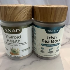 2 Thyroid Support Supplement And Irish Moss Capsules Bundle One Of Each