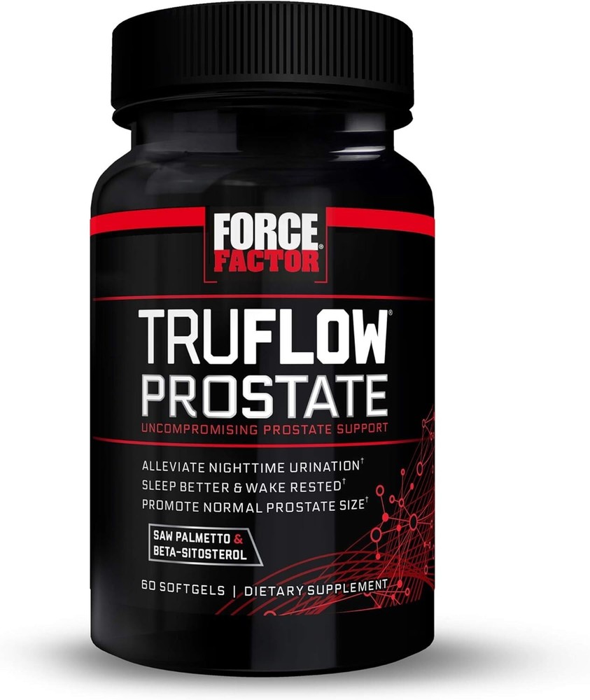 Force Factor TRUFLOW Prostate Health Support for Men – 60 Count