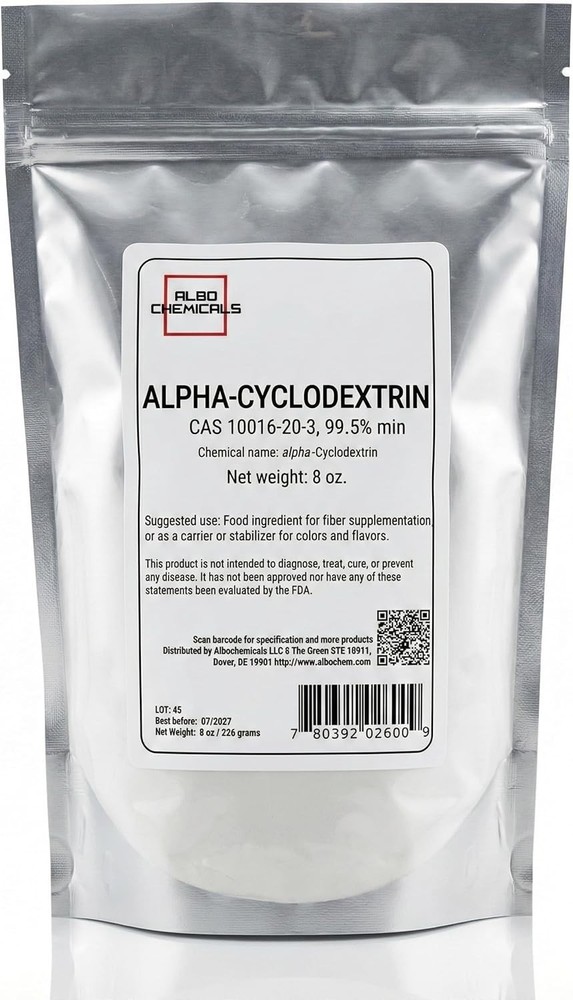 Alpha-cyclodextrin, 8 oz