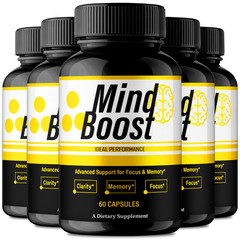 Mind Boost Capsules, MindBoost Pills Reviews (5 Pack)