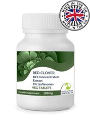 Red Clover 250 Tablets UK 1000mg Extract Isoflavones Pills
