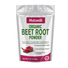 Organic Beet Root Powder, Support Antioxidants Blood Pressure Supplements