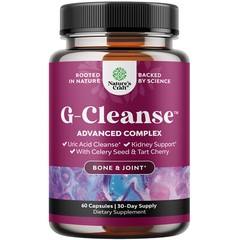 GCleanse Uric Acid Joint Support Supplement with Chanca Piedra Tart Cherry