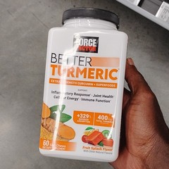 Force Factor Better Turmeric Extra-Strength Curcumin Soft Chews 60 Fruit Splash
