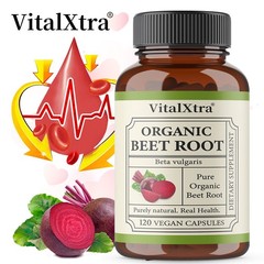 Organic Beet Root Supplement – Lowers Blood Pressure, Promotes Blood Circulation
