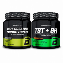 CREATINE MONOHYDRATE + TST+GH – Training Performance Sport Muscle Mass Strength