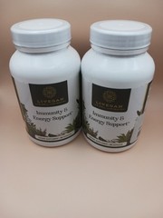 2pk Immunity & Energy Support – Powerful Ingredients – 60 caps Ea. – Exp 09/2027
