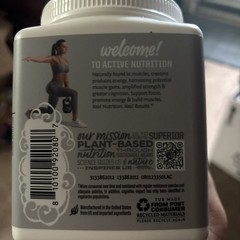 Sunwarrior Active Creatine Monohydrate Powder — Vegan, Informed Choice Certified