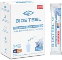 Biosteel Hydration Mix Zero Sugar White Freeze Flavor Great Tasting 24 Packs NEW
