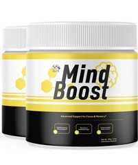 (2 Pack) Mind Boost Powder Advanced Brain Supplement MindBoost 60 Servings
