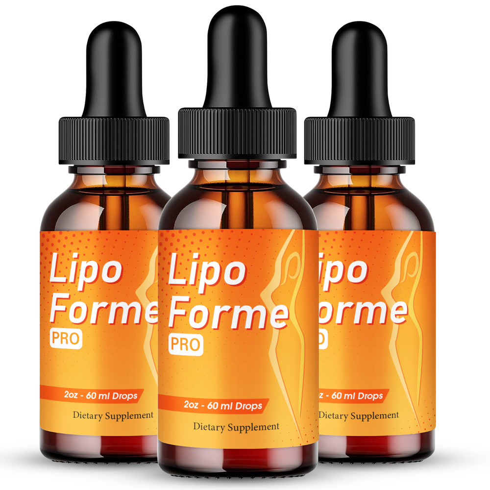 Lipo Forme Pro Liquid Drops, LipoForme Advanced Maximum Strength (3 Pack)
