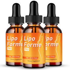 Lipo Forme Pro Liquid Drops, LipoForme Advanced Maximum Strength (3 Pack)