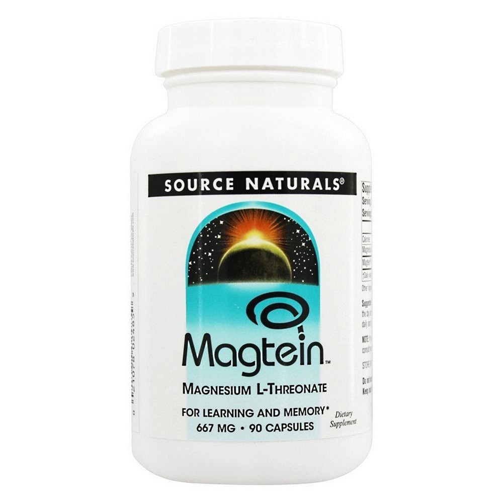 Source Naturals Magtein Magnesium L-Threonate, 90 Capsules