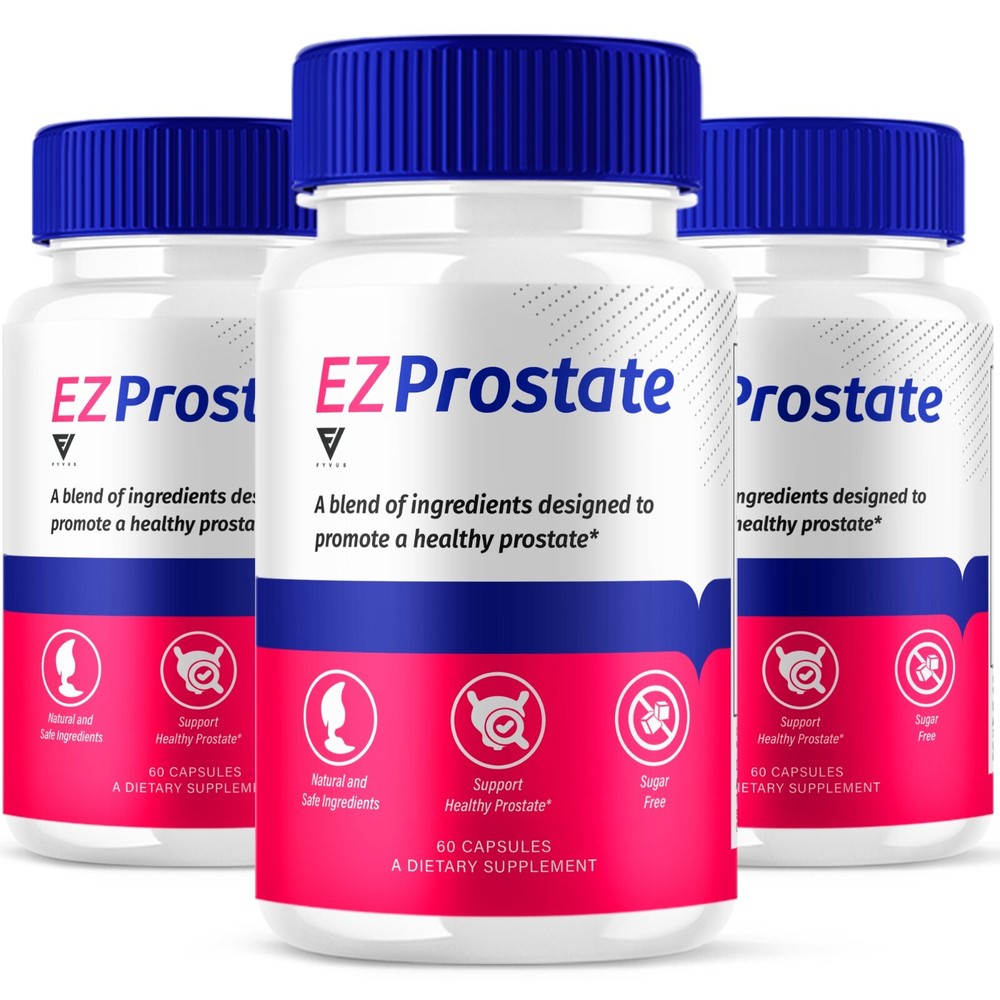 (3 Pack) EZ Prostate Capsules Easy Prostate Advanced Supplement (180 Capsules)