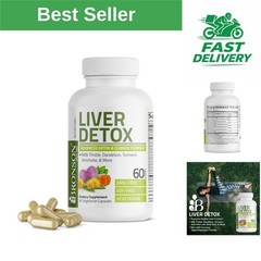 Bronson Liver Detox Advanced Formula 60 Capsules | Liver Health Support