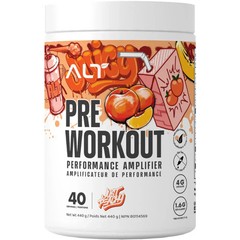 ALT Pre Workout 40 Servings Just Peachy Performance Amplifier Natural 440g NEW