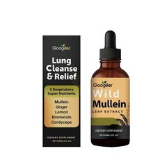 Herbal Leaf Extract Organic Organic Lung for Lung Cleanse Drops Wild Mullein1
