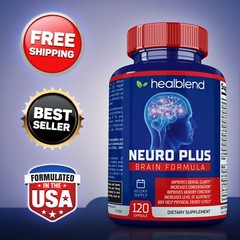 Neuro Plus Brain Booster Supports Memory Focus Concentration & Mental Clarity