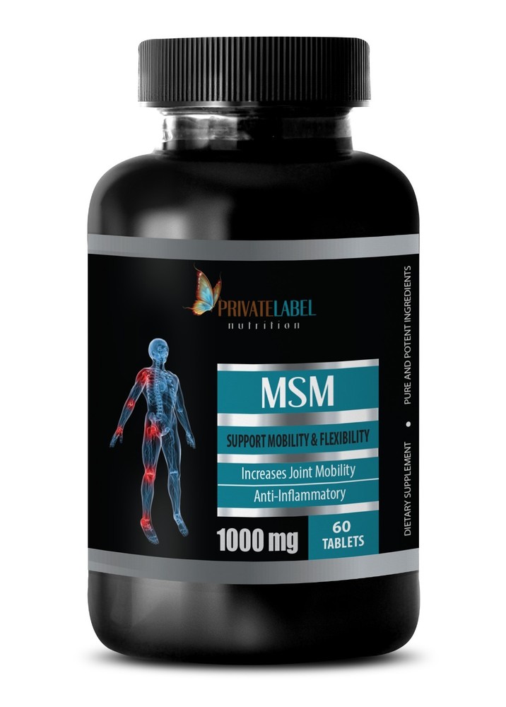 joint support supplement – MSM 1000mg – Stronger Bones & Joints – 1 Bottle