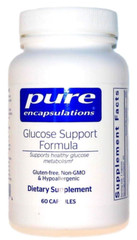PURE ENCAPSULATIONS GLUCOSE SUPPORT FORMULA 60 CAPS EXP. 12/2025+
