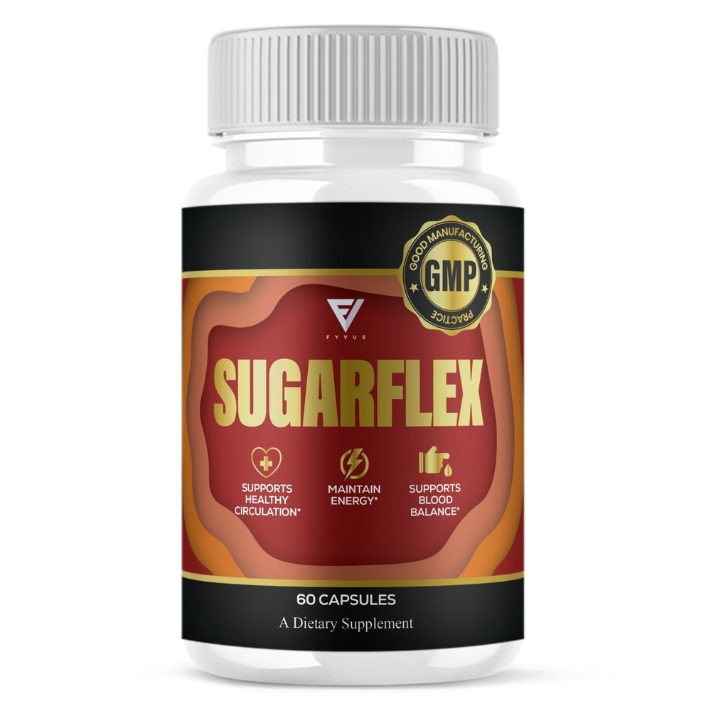SugarFlex Blood Support, Sugar Flex Wellness Supplement (60 Capsules)