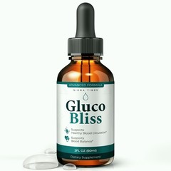 Gluco Bliss Drops, GlucoBliss Advanced Blood Flow & Metabolic Support (30 servs)