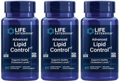 ADVANCED LIPID CONTROL CHOLESTEROL HEART HEALTH 180 Caps 500 mg LIFE EXTENSION