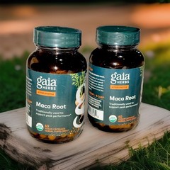 Gaia Herbs Maca Root- Stress Support (60*2) 120 Caps-Exp 2028-29+ Sealed (Rare)